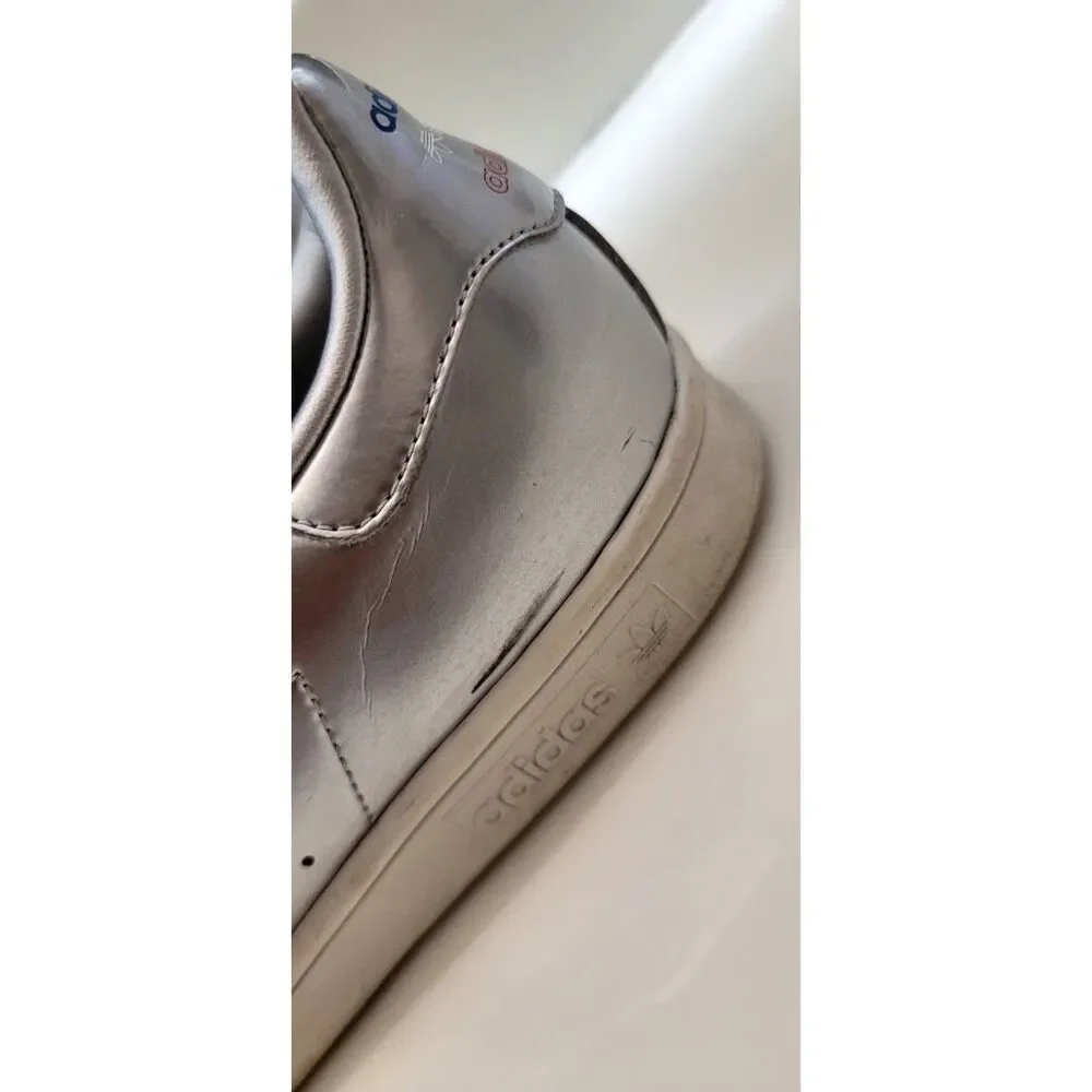 Adidas Stan Smith Silver Metallic FW5363 2019 Sneakers Worn Men's 9.5